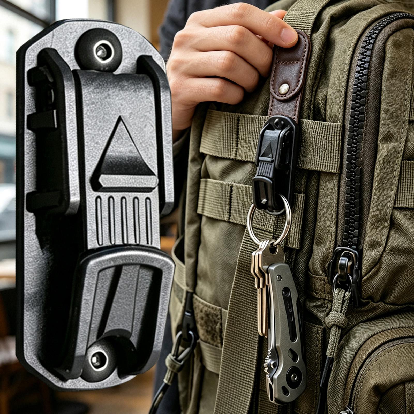 Heavy Duty Belt Clip Multifunc - Outdoor Adventure Backpack recension och pris