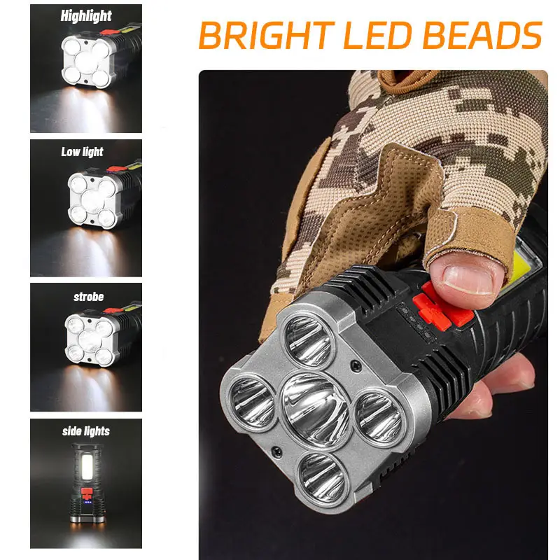5 LED High Power Led Flashligh - Outdoor Adventure Trips recension och pris