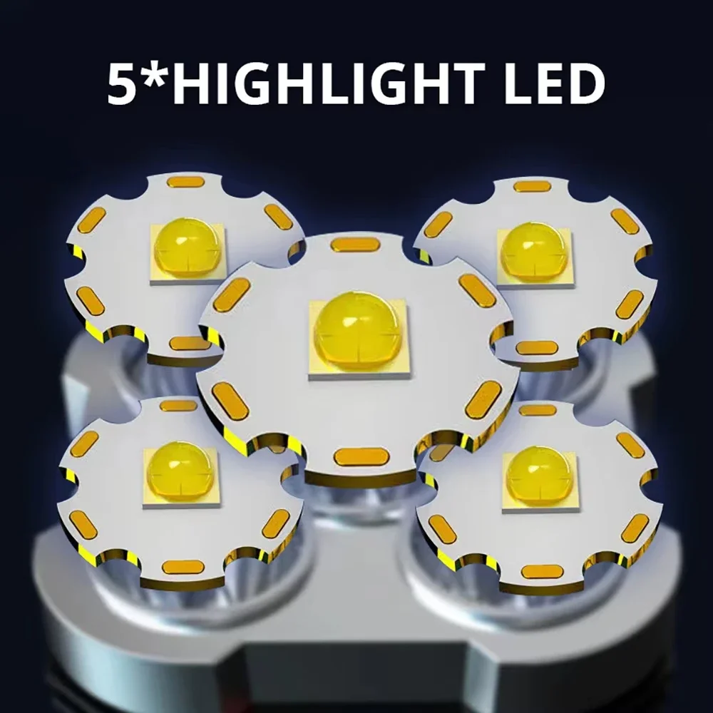 5 LED High Power Led Flashligh - Outdoor Adventure Trips recension och pris