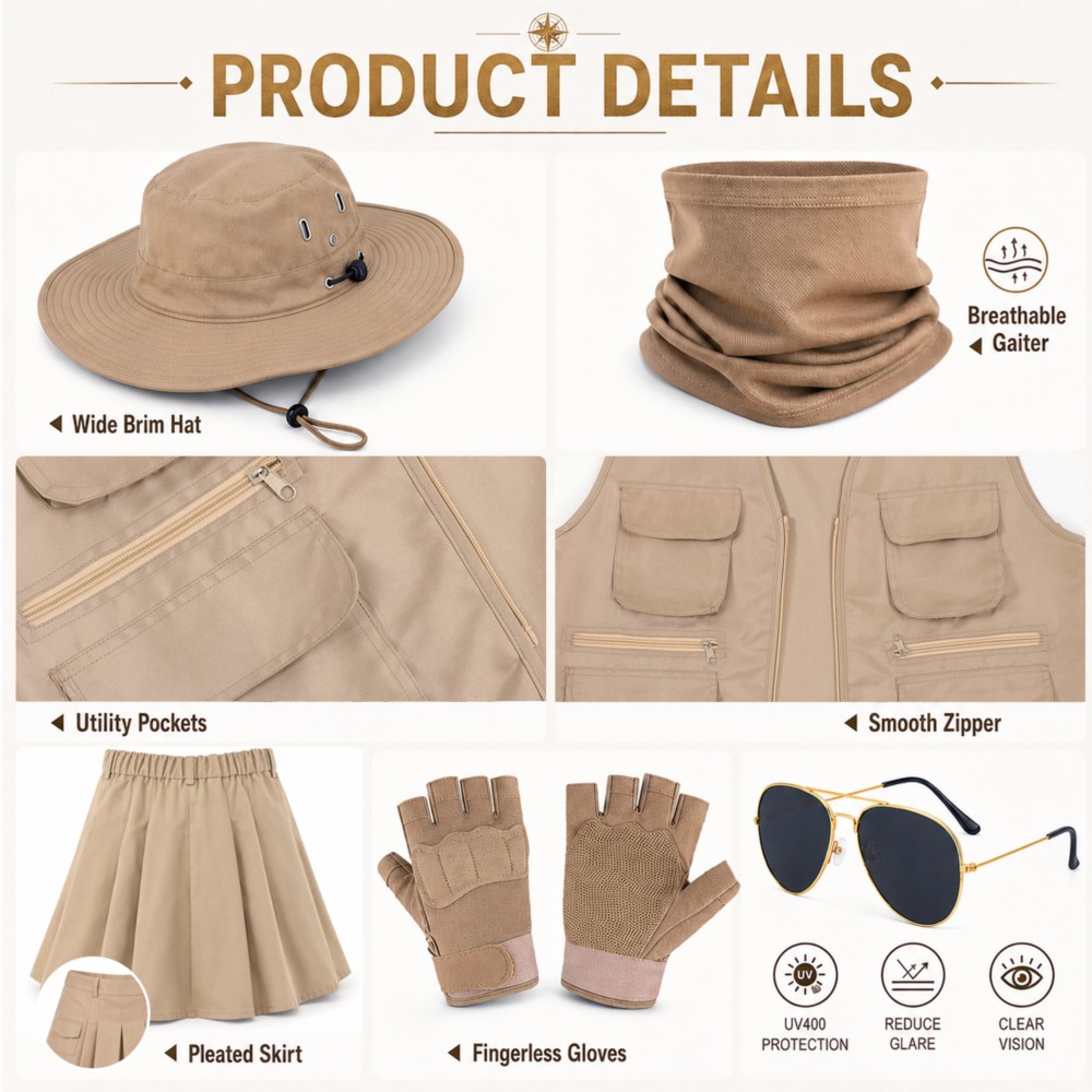 Women Explorer Outdoor Clothin - Outdoor Adventure Outfit recension och pris