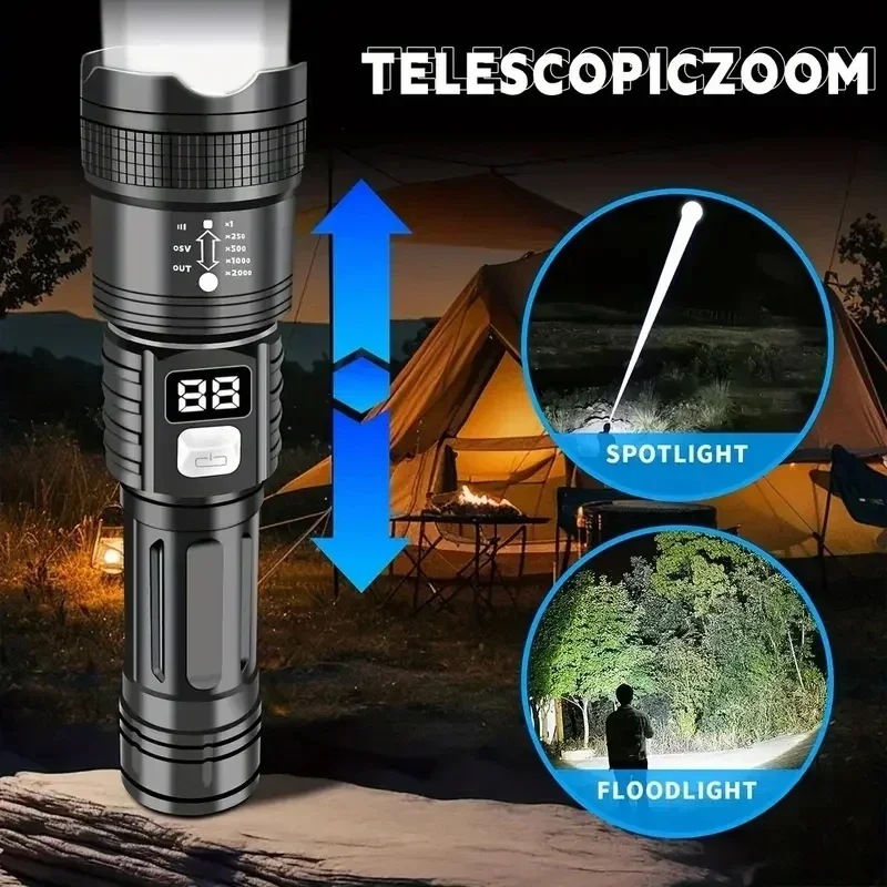 Zoomable Tactical Laser Flashl - Outdoor Adventure Trips recension och pris