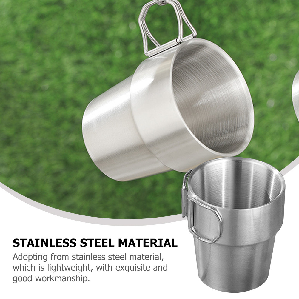 Stainless Steel Camping Cup wi - Outdoor Adventure Backpack recension och pris