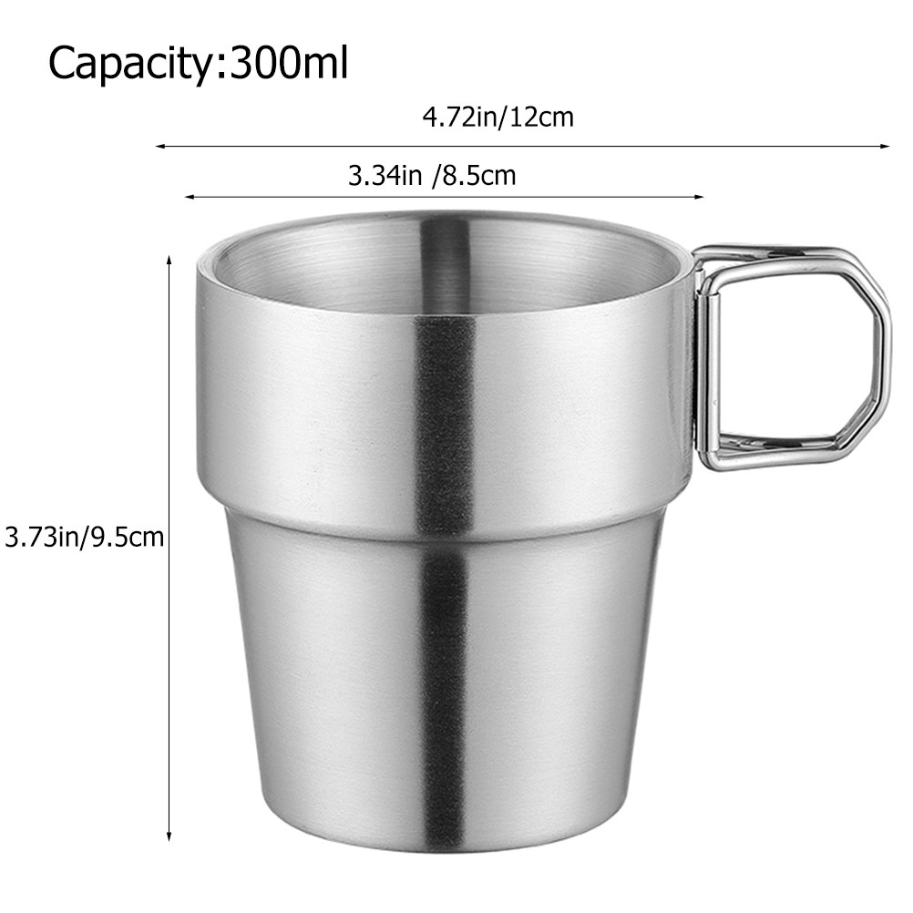 Stainless Steel Camping Cup wi - Outdoor Adventure Backpack recension och pris